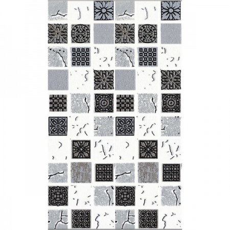 Плитка 250*400 Киров Таурус2 мозаика черный 341591 декор