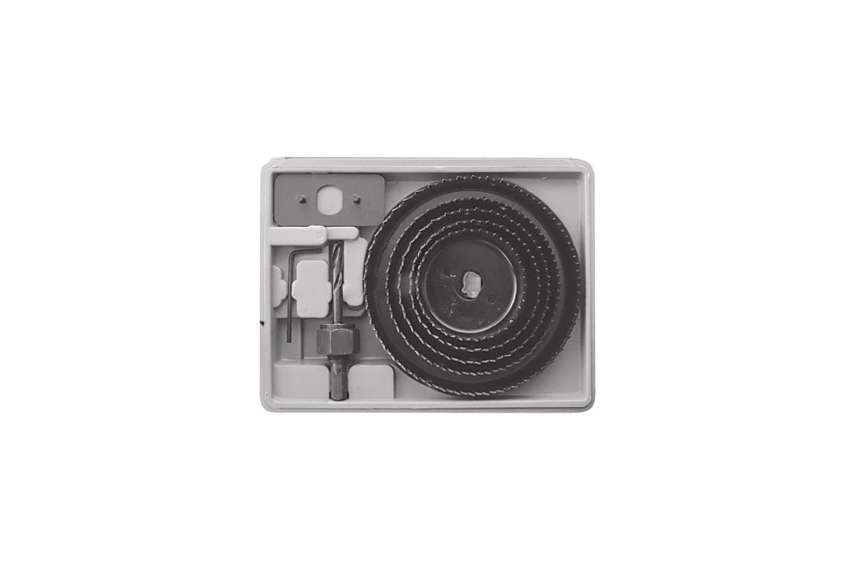 Набор пил кольцевых по дер, 64-127 мм, 5 предм. 36738