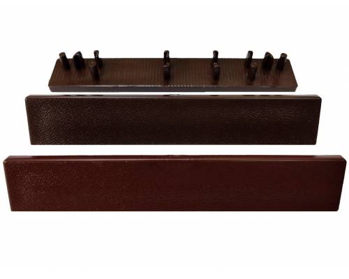 Заглушка для террасной доски ДПК Talverwood 152*27мм венге