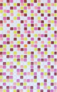 Плитка 250*400 Киров Мозаика розовый 340041 декор