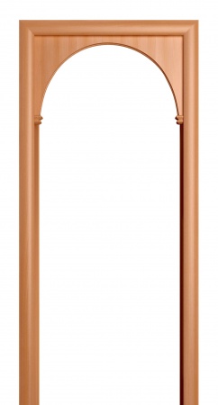 Арка "Модерн" ПВХ Миланский орех 760-900*150*2150мм МР-2П-МО