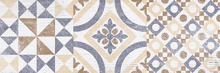 Плитка 200*600 Laparet Pub белая узор 17-00-01-1196