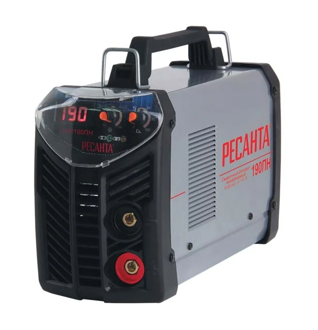 Сварочный аппарат инверторный САИ 190 ПН 10-190А, 5,0кВт, до 5мм, 140-240В Ресанта