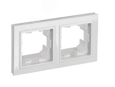 Рамка BRITE 2 поста IP44 BR-M22-44-K01 белый