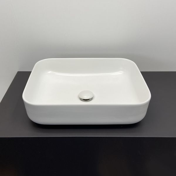 Умывальник T-Y9378MW матовый белый для столешницы (500*390*135) COMFORTY