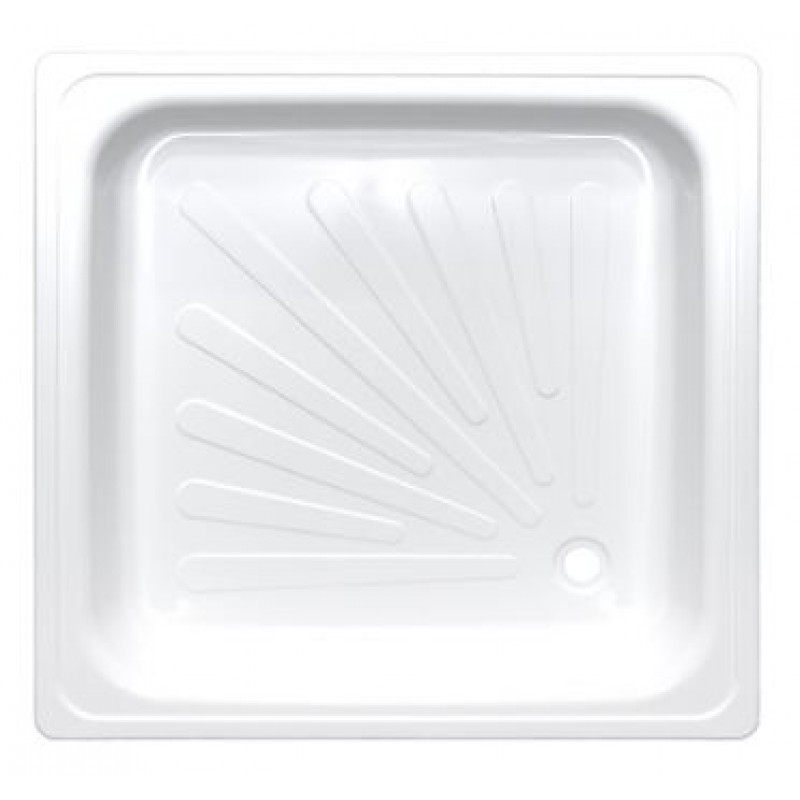 Поддон д/душа квадратный стальной 80*80*15 Antika ВИЗ