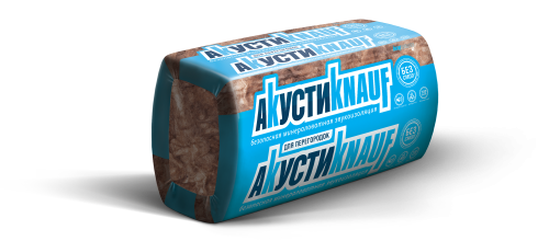Минплита АкустиКнауф 1.23*0.61*0,075 12шт (0,675м3, 9м2) 16пл