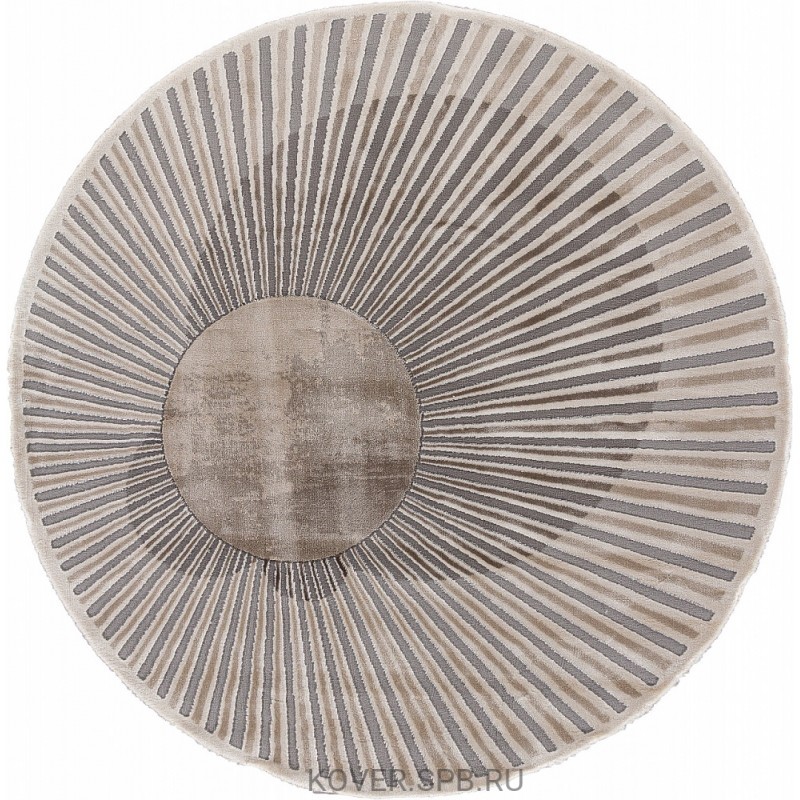 Ковер SAFIR 117*117 см GREY/BROWN, 00837C