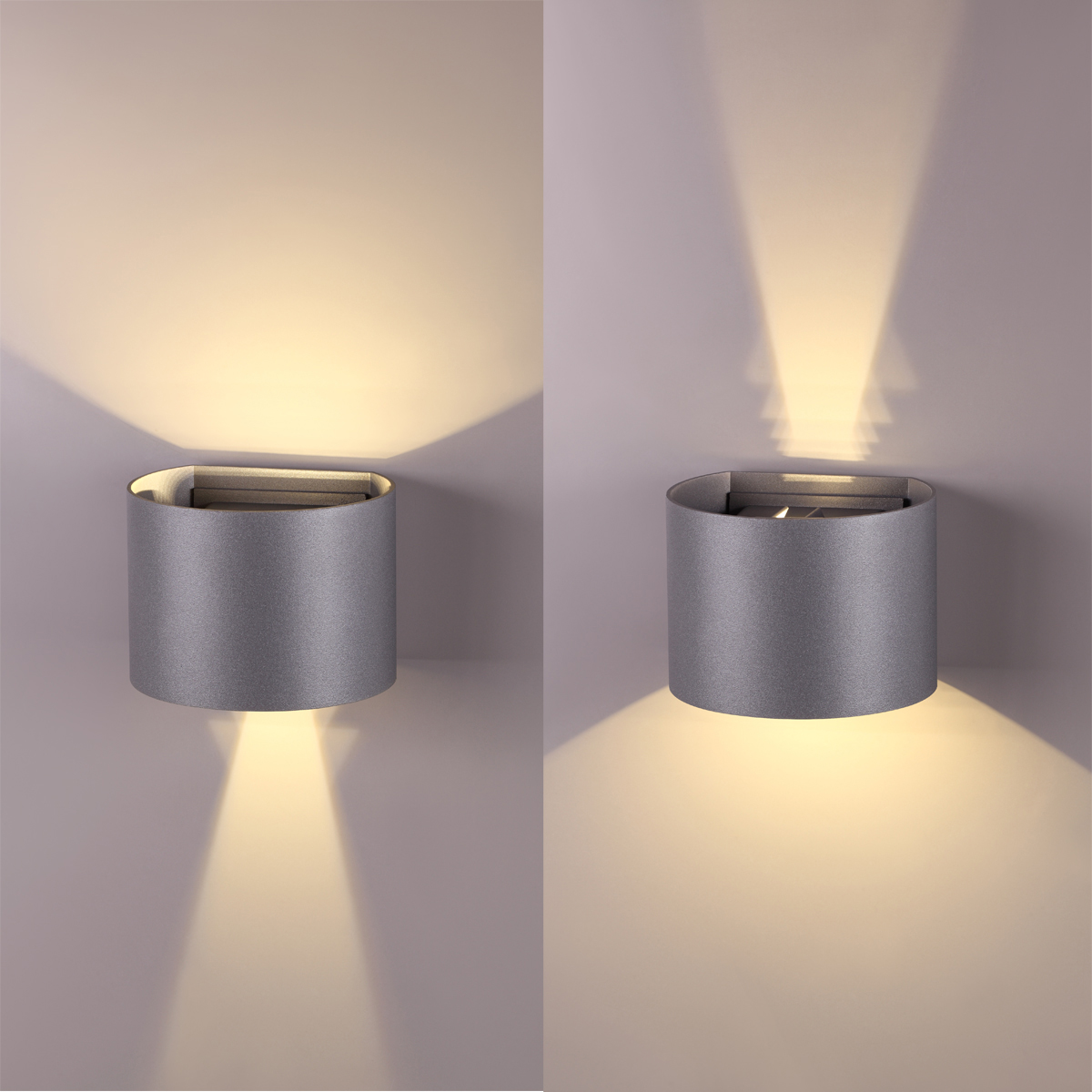 Светильник ландшафтный 358003 NOVOTECH STREET NT19 168, IP54, т/серый, LED 3000К 2*3W KAIMAS