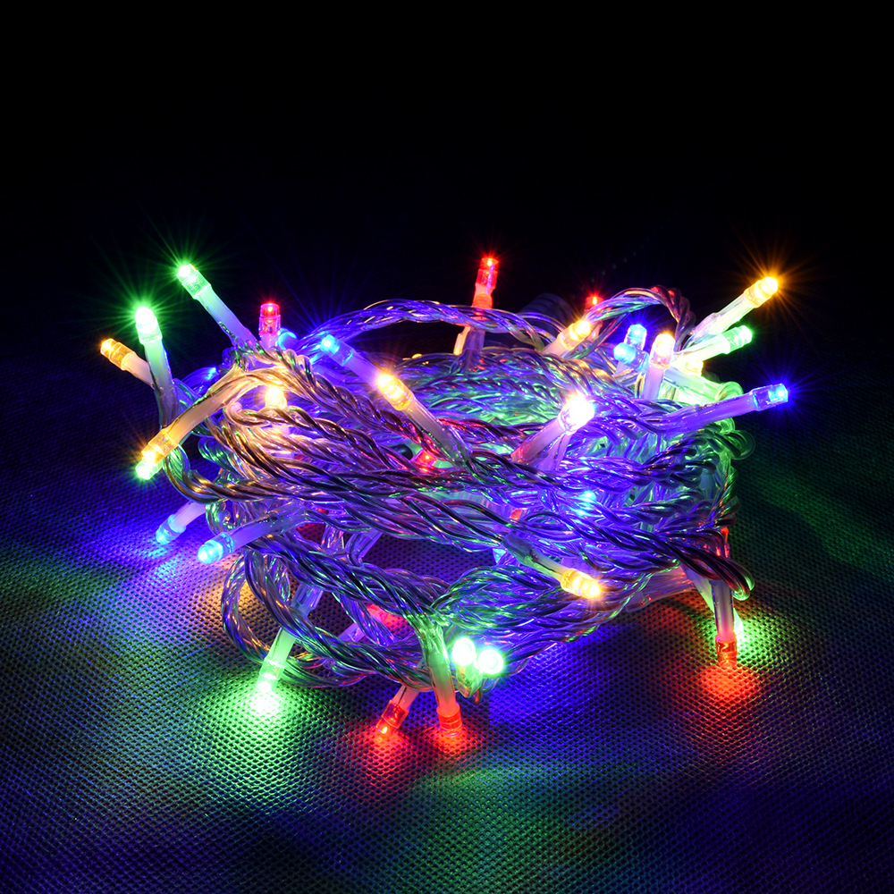 Электрогирлянда-конструктор VEGAS Нить, LED 48 разноцв.ламп, 5 м, 24V,  55087 (нужен блок)