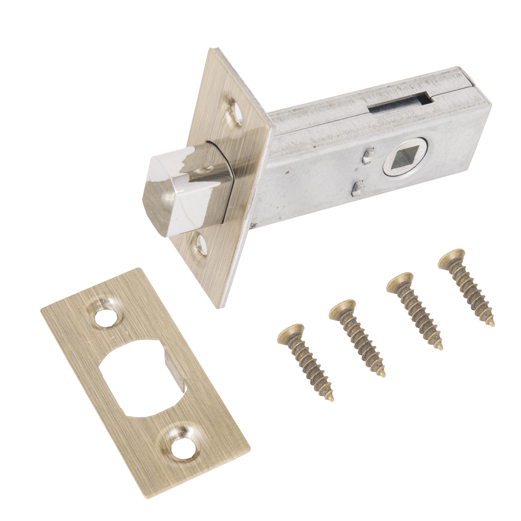 Задвижка дверная АЛЛЮР  LB 45-6 ст..бронза 11230