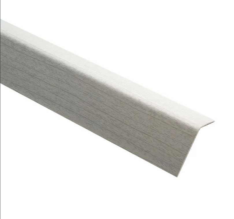 Панели пласт  угол ясень серый 20*20 торцевой 2,7м Идеал