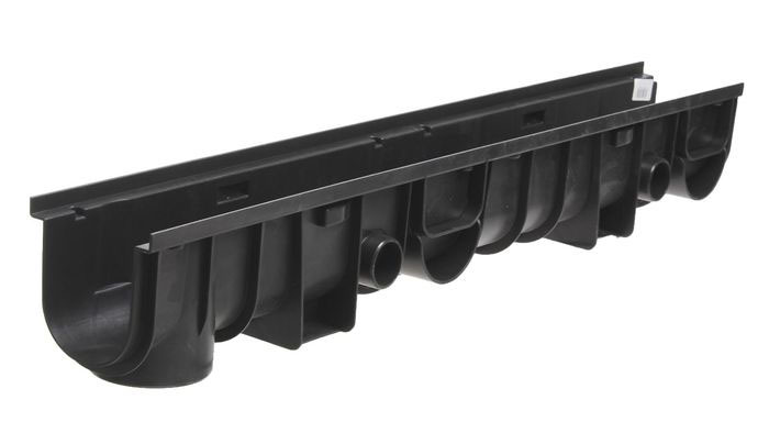 Канал водоотводной 110 (черный)  1,015*0,138*0,150м