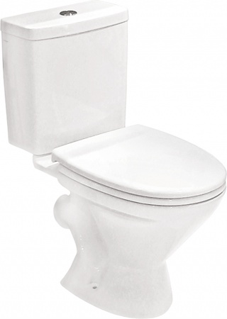Унитаз-компакт"Лига" антивсплеск 2/реж (полипропилен)  Сантек