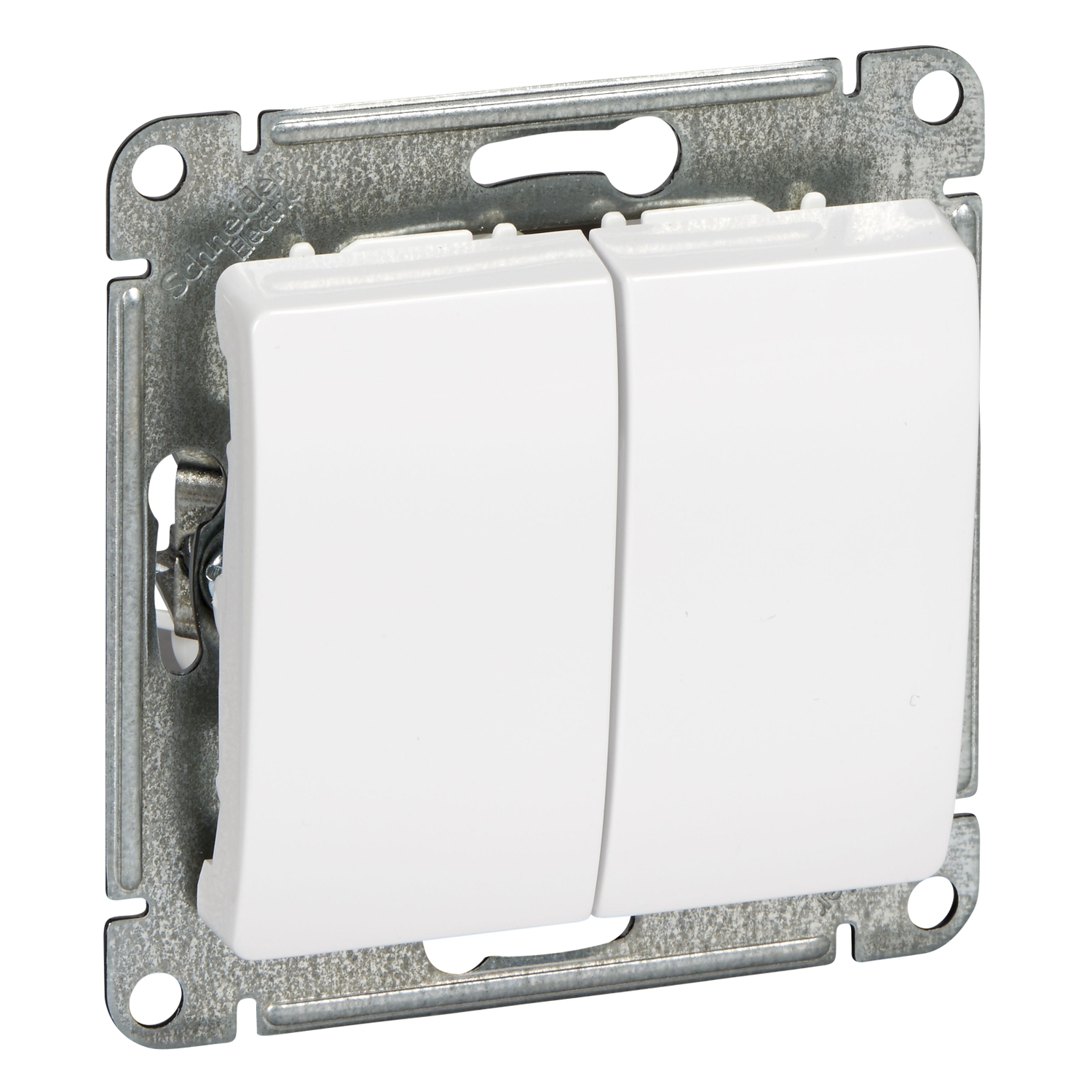 Выключатель GLOSSA 2клав GSL000151 механизм белый