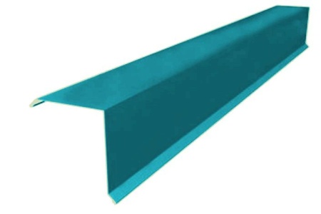 Планка карнизная (100х65 мм) 2м RAL 5021 бирюза