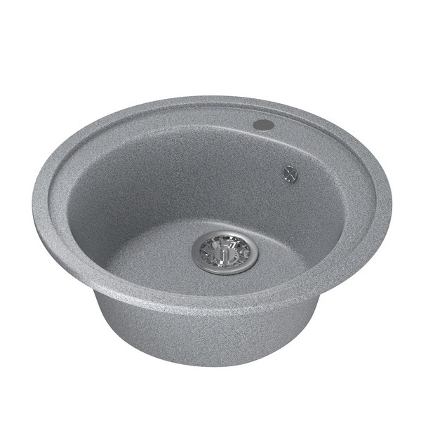Мойка MIXLINE ML-GM11 круглая темно-серая (309) 500мм