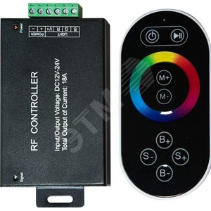 Контроллер LED 216W-12/24V радиоканальный с пультом управления Feron 21557