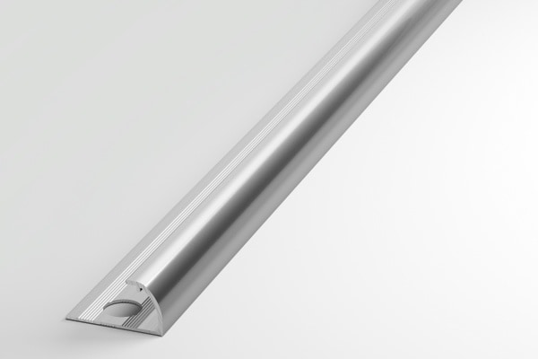 Профиль д/кафеля внешн алюминий, 12мм серебро 2,7м ПК 03-12