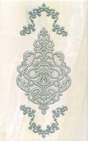 Плитка 250*400 Киров Алькора оливковый 345221 декор