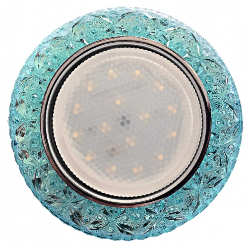 Светильник потолочный GX53 LED Decor Венеция светло-голубой