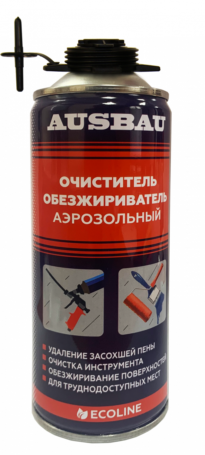 Очиститель монтажной пены AUSBAU 650мл.