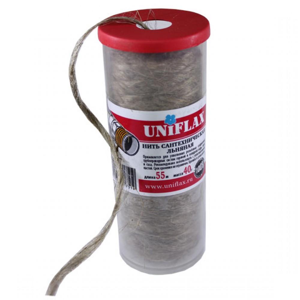 Лен сантехнический 80гр. в тубе UNIFLAX 110м