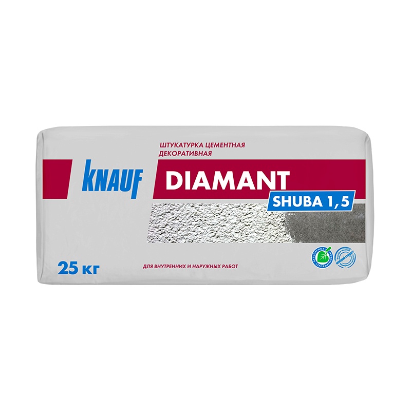 Штукатурка KNAUF Диамант "Шуба 1,5мм" 25 кг