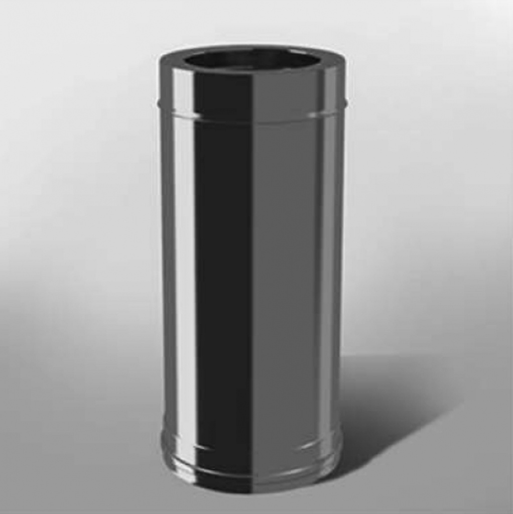 Труба сендвич ТТ-Р, L=1000мм, D150/210мм, AISI 430/0,8-430/0,5мм ТиС