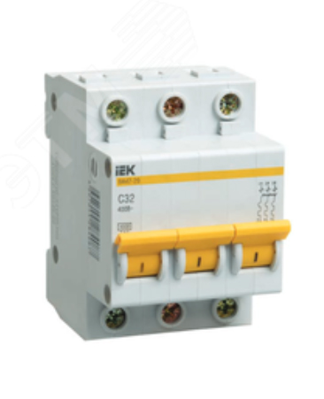 Выключатель автомат 3полюс 25А С ВА47-29 4.5кА MVA20-3-025-C IEK