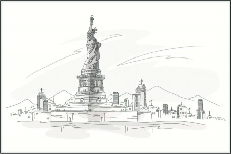 Плитка 250*400 Киров Города мира Нью Йорк