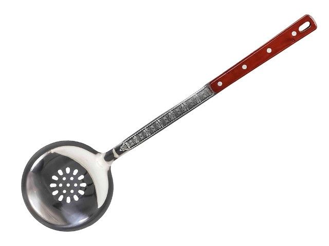 Шумовка 470мм, с деревянной ручкой