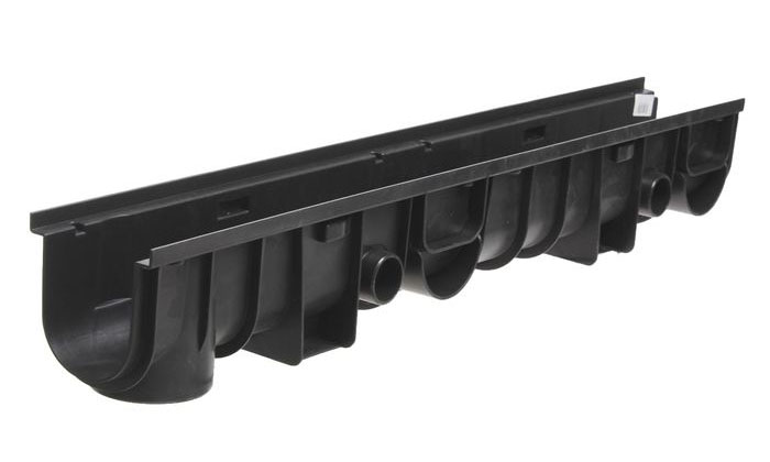 Канал водоотводной 60 (черный)  1,015*0,138*0,100м 