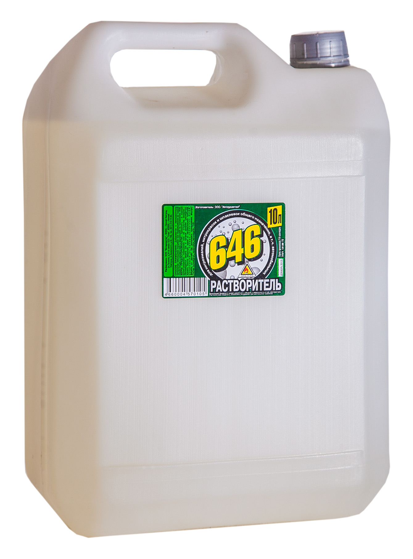 Растворитель 646 10,0л Россия