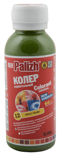 Колер Палитра №12 хаки 0,1л