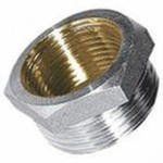 Футорка 3/4"х1/2" ш/г никель