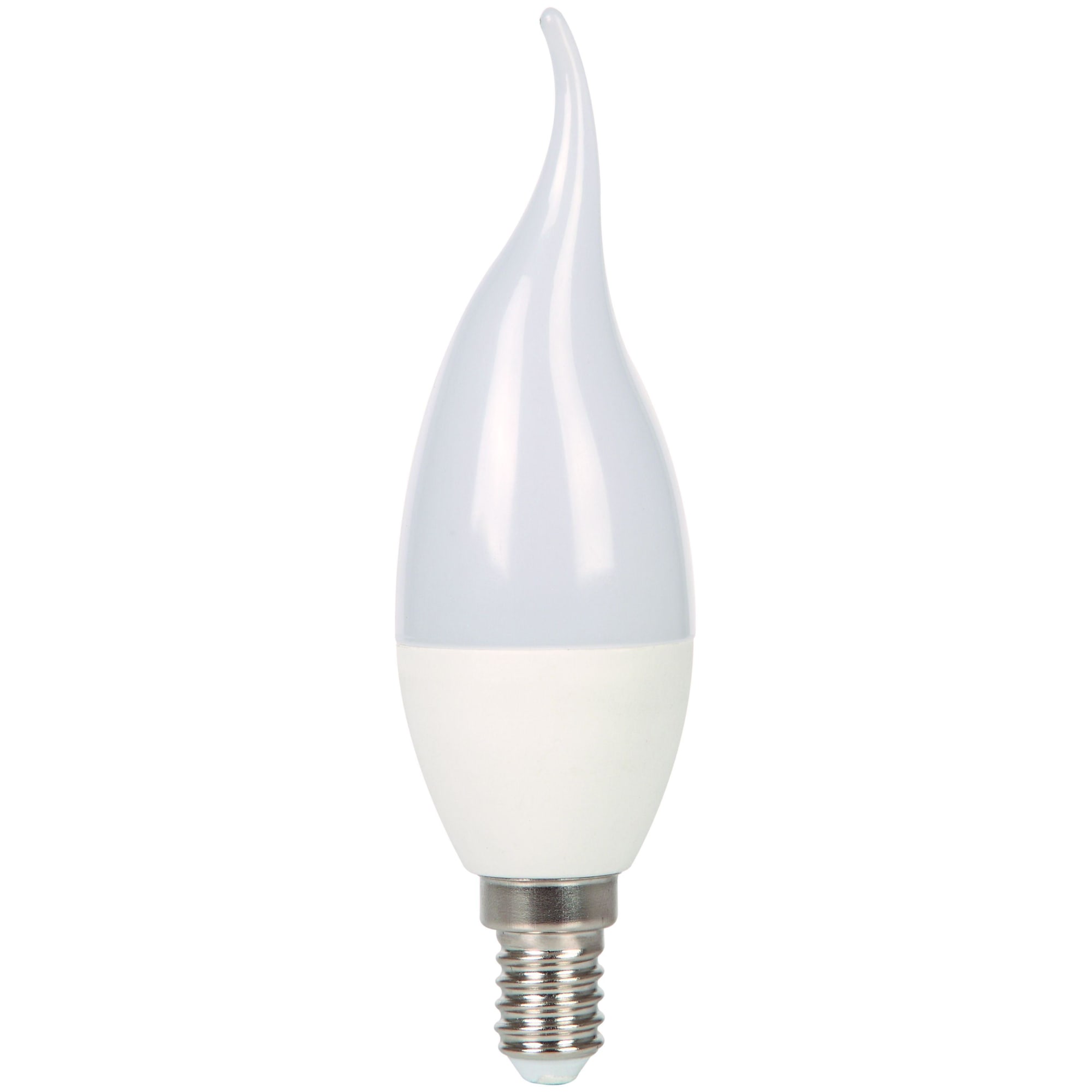 Лампа светодиодная LED-свеча на ветру 6Вт 220В Е14 4000K Volpe