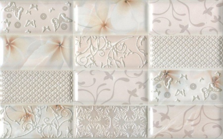 Плитка 250*400 Киров Мартиника роз 346441 декор