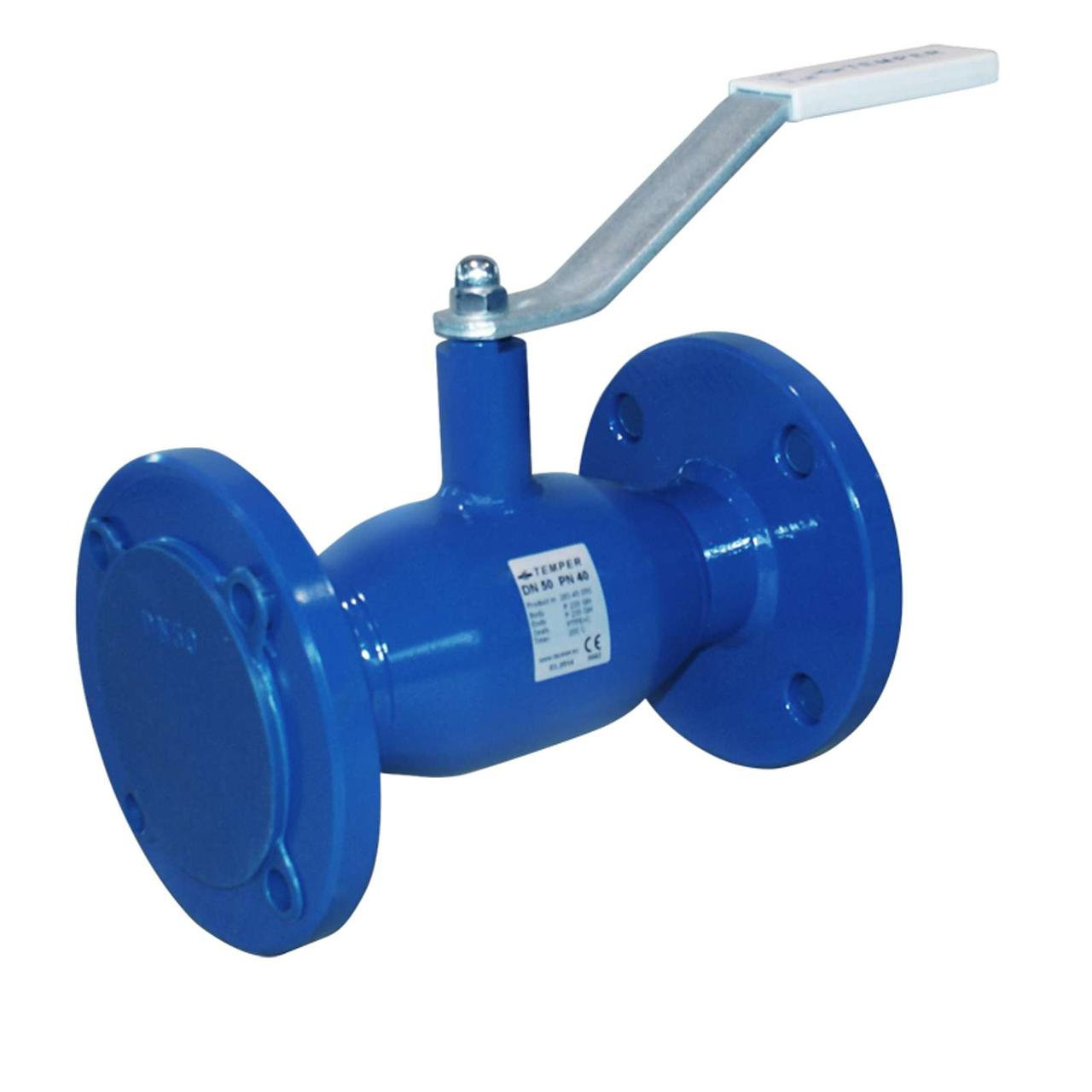 Кран шаровый фланцевый DN50 PN40 Temper 28320050