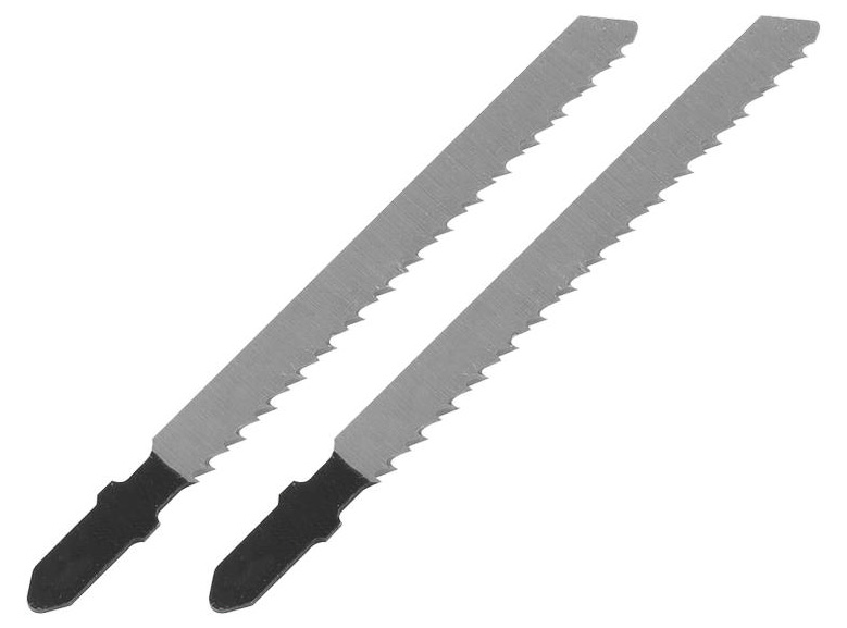 Пилка для лобзика 75мм дерево/пластик, шаг 2,5мм, 2шт. обратный рез 81-2-503