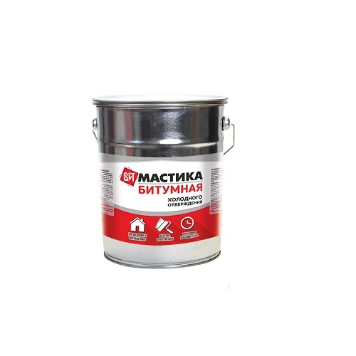 Мастика битумная  1,8кг кровельная гидроиз. холодного отв. Вит, ЦК