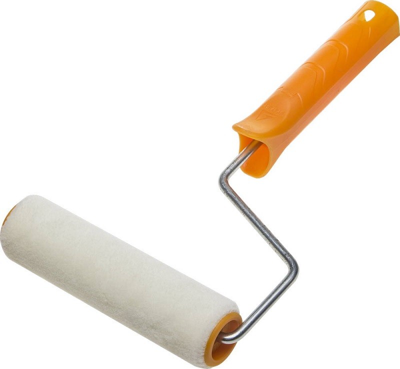 Валик 150мм Велюр, ворс 4мм, ручка 6мм, STAYER 0331-15