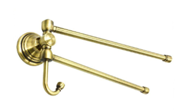 Полотенцедержатель тройной BRONX gold BXG-65702А-3