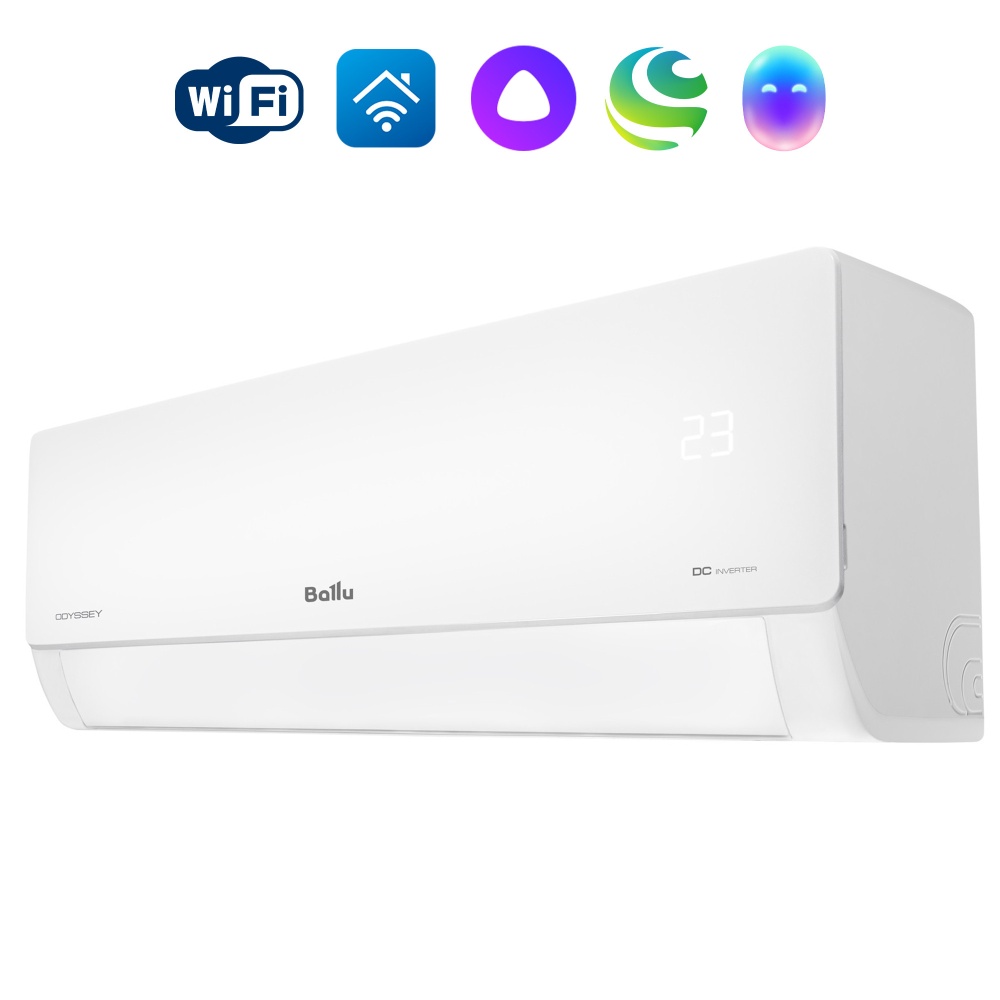 Кондиционер сплит-система инверторного типа Odyssey DC BSOI/12HN8, Wi-Fi опция, до 36м2 Ballu