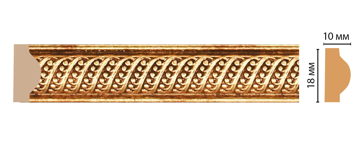 Интерьерный багет 160 А-893 (18*10*2400)