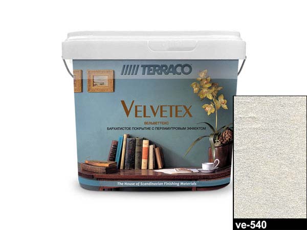 Декоративное покрытие 1кг перламутровое Вельветтекс VE540