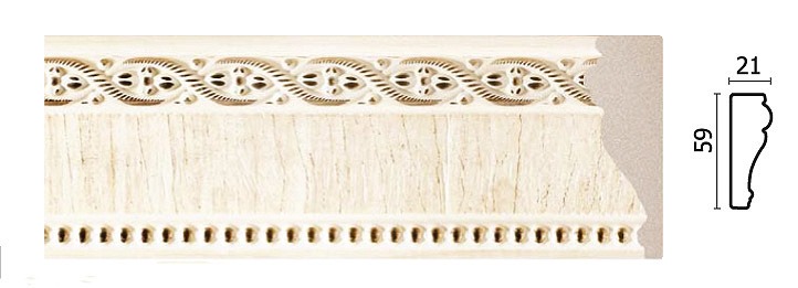 Интерьерный багет 161-6 (2,4м)