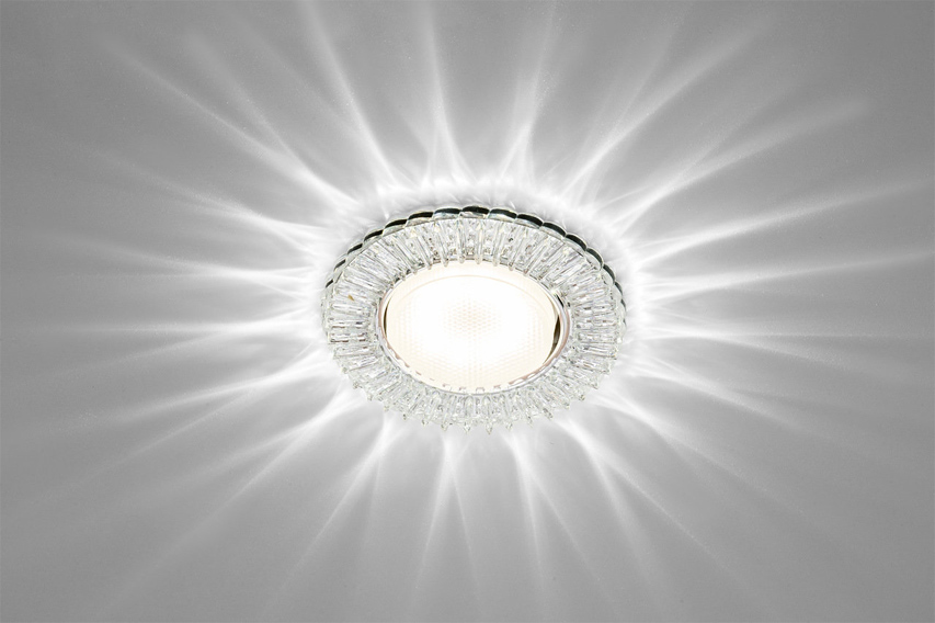Светильник потолочный GX53 LED-23 прозрачный 00-0502