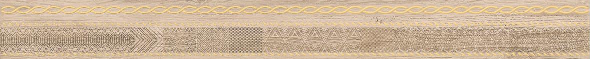 Плитка 60*600 Laparet Amber бордюр бежевый 