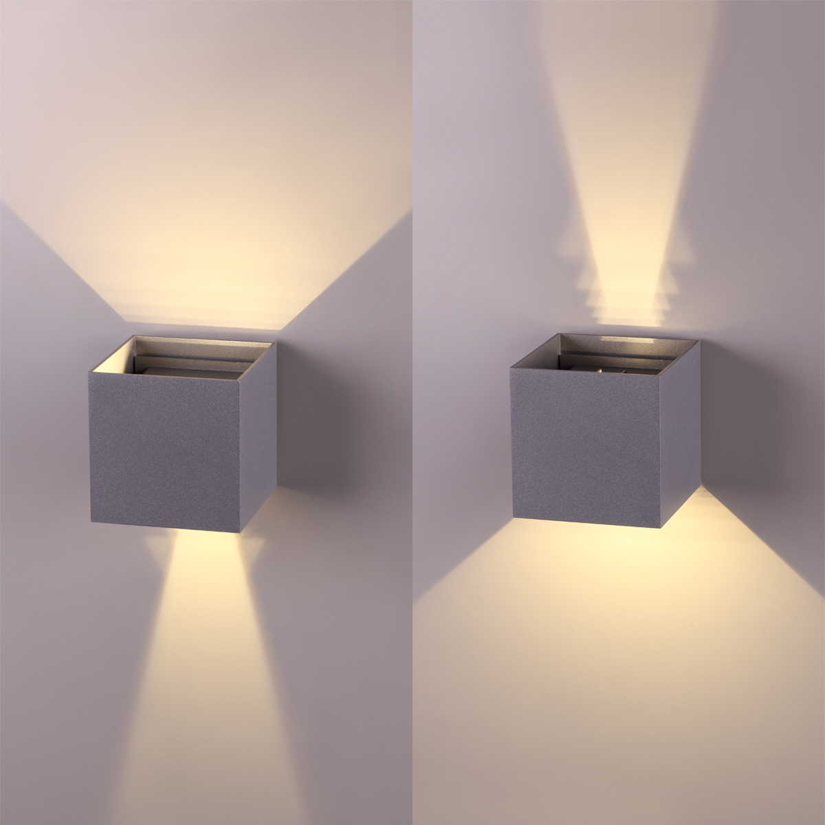 Светильник ландшафтный 358004 NOVOTECH STREET NT19 168, IP54, т/серый, LED 3000К 2*3W KAIMAS